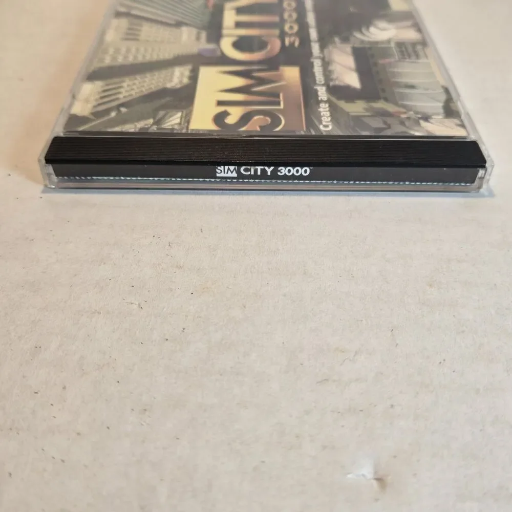 SimCity 3000 PC CD-ROM Game Vintage 1999 Classic Retro City Builder CIB Tested